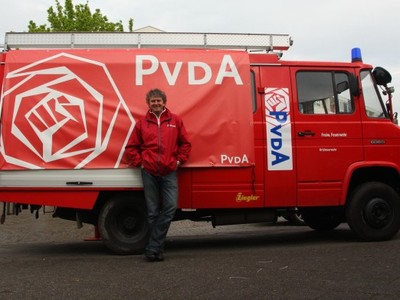 Van site PvdA Zwolle : OV actie met Jacques Monasch een succes