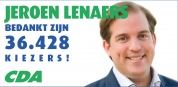 Jeroen Lenaers bedankt zijn 36.428 kiezers! - Jeroen Lenaers
