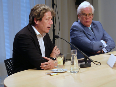 v.l.n.r.: Paul Tang en Pim van Ballekom